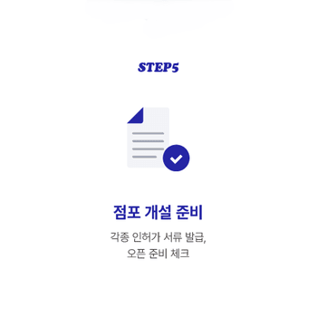 STEP5 점포 개설 준비